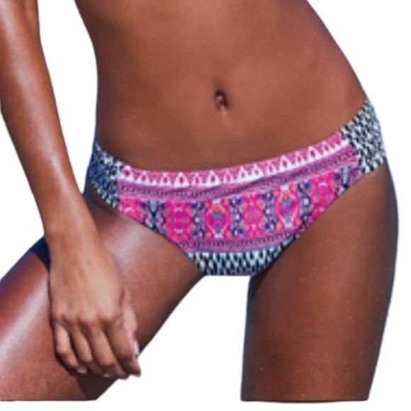 NWT Riviera Stripe Tab Side Hipster swim Bottom … - Picture 1 of 5